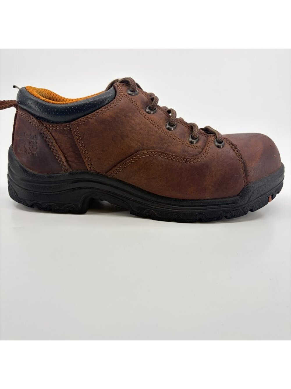 Timberland PRO Titan Oxford Womens Size 8D Brown Alloy Safety Toe Work Shoes